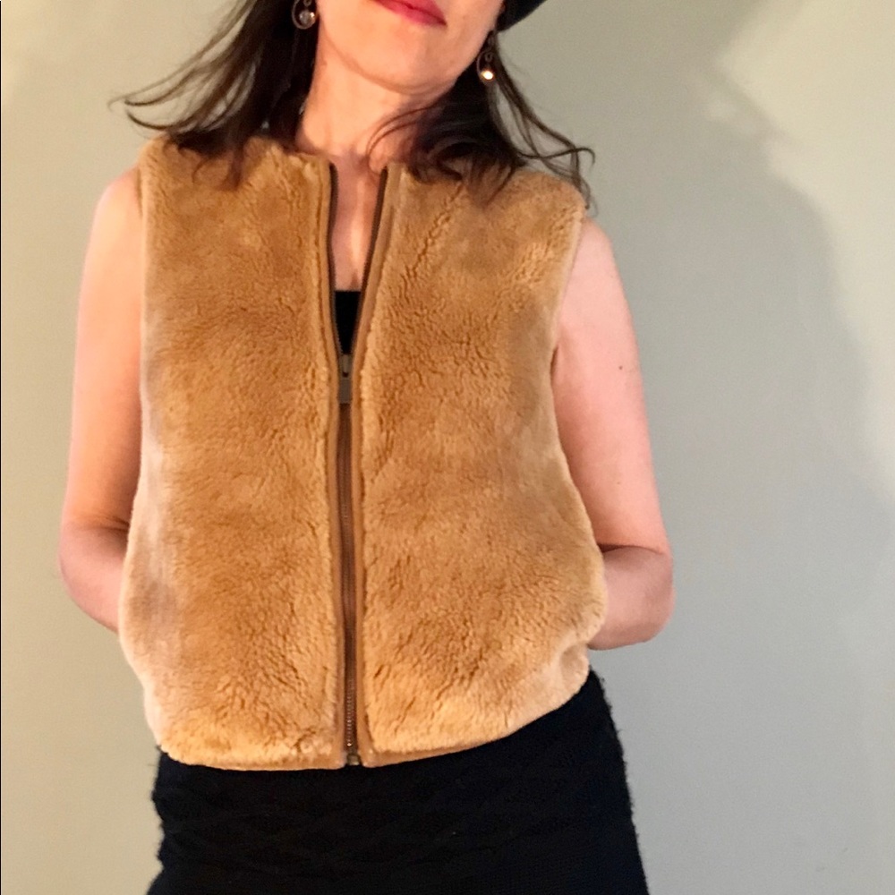 Banana Republic Faux Fur/Fleece Vest